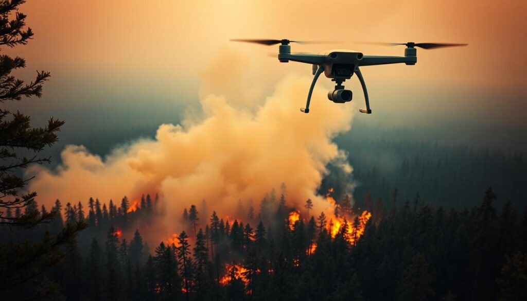 Penggunaan Drone dalam Pemantauan Kebakaran Hutan